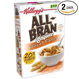 All Bran Cereal, Complete Wheat, 18 Ounce Boxes (Pack of 2)