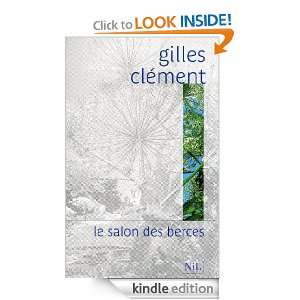 Le salon des berces (French Edition) Gilles CLEMENT  