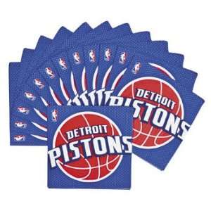  NBA Detroit Pistons™ Luncheon Napkins   Tableware 