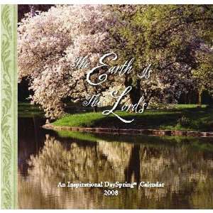  The Earth is the Lords 2008 Mini Wall Calendar Office 