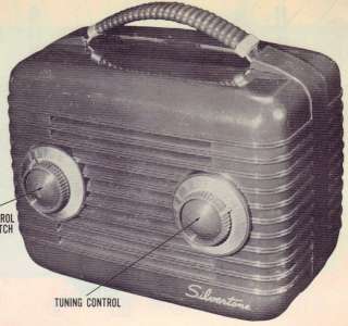 1950 SILVERTONE 215 RADIO SERVICE MANUAL SCHEMATIC  