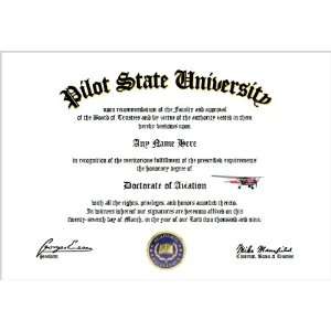  Aviation Diploma   Pilot Lover Diploma 