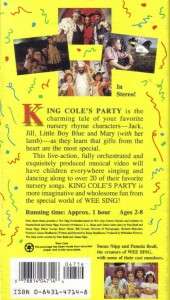 VHS WEE SING KING COLES PARTY  