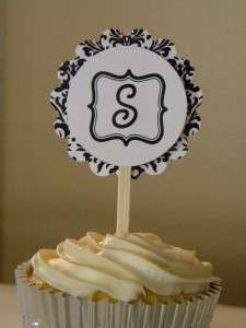   Cupcake Toppers Favors Party Picks Birthday Wedding Shower  