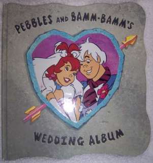 FLINTSTONES ~ PEBBLES & BAMM BAMMS WEDDING ALBUM & CEL  