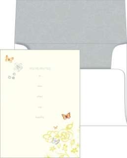   George Stanley Butterflies Thank You Boxed Note Card 