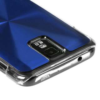 SAMSUNG GALAXY S2 T989 T MOBILE BRUSHED ALUMINUM PLATE ACRYLIC CASE 