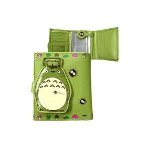   Ghibli Fashion Tri fold Wallet   Totoro Wallet (Green) Toys & Games