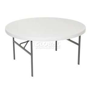  Lifetime® Portable Round Folding Table 60   White 