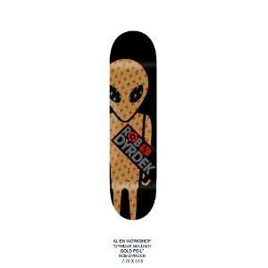  Alien Workshop Dyrdek Soldier Skateboard Deck, Gold Foil 