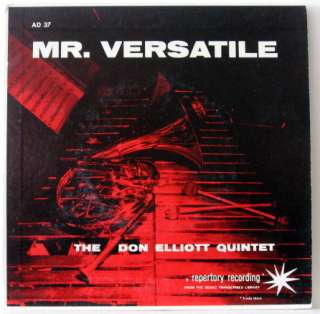 DON ELLIOTT QUINTET Mr. Versatile Sesac JAZZ 45 EP + PS  