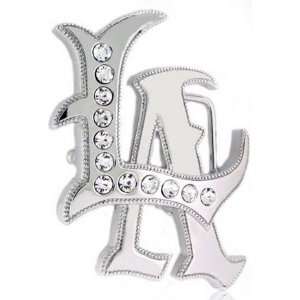  LA Los Angeles HIP HOP Silver Chrome Buckle Everything 