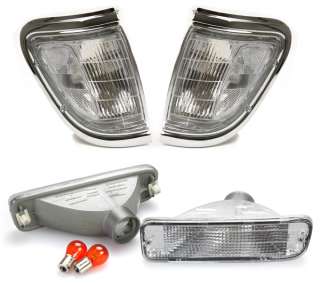 Toyota Tacoma 95 97 4WD Clear Corner and Bumper Lights Combo