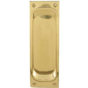 Emtek 2106SP Silver Patina Pocket Door Lock 7 1/2 Height Solid Brass 