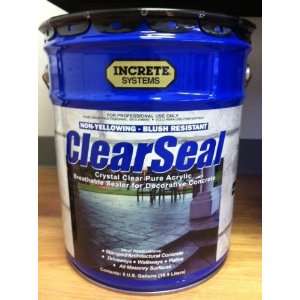 Clear Seal Commercial Grade Breathable Paver / Concrete Sealer