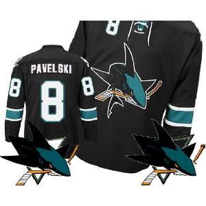 San Jose Sharks Authentic NHL Jerseys Joe Pavelski Third Black Hockey 