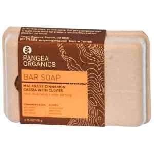 Pangea Organics Bar Soap, Malagasy Cinnamon Cassia With Cloves, 3.75 