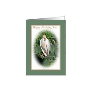  Aunts Birthday Card with Cattle Egret Card Health 