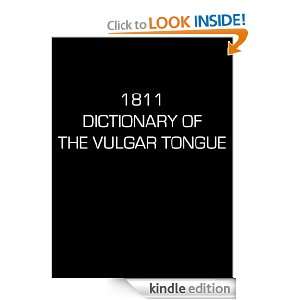 1811 Dictionary OF The Vulgar Tounge A Member of the Whip Club 