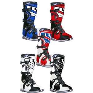  Talon Boots, 8, Black/Blue Automotive