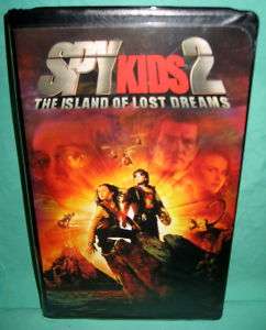 Spy Kids 2 VHS The Island Of Lost Dreams Clamshell Case  