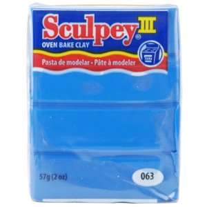  Sculpey III Polymer Clay 2 Oz New Blue Toys & Games