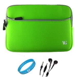 Green Carrying Sleeve for Samsung GALAXY Tab 7.0 Plus 