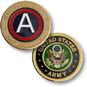  Third Army, Fort McPherson Challenge Coin 
