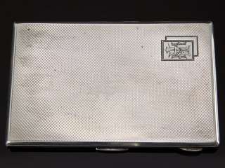 Sterling Silver Cigarette Case, Birmingham 1935  