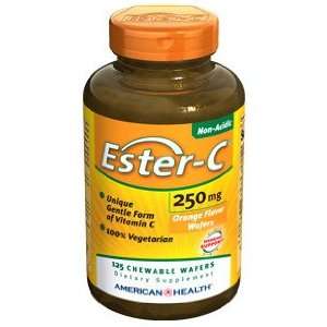  American Health   Ester C 250 Chewable Wafers Vegetarian 