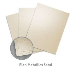  Elan Metallics Sand Cardstock   50/Package Office 