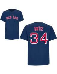 David Ortiz Boston Red Sox Navy Youth Player Shirt by Majestic