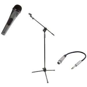   Microphone Stand W/ Extending Boom   PMKS3 Tripod Microphone Stand W