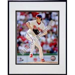 Cole Hamels 2010 Action Side View Double Matted 8 x 10 Photograph 