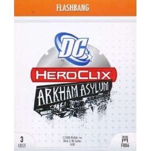  HeroClix Flashbang # F006 (Rookie)   Arkham Asylum Toys & Games