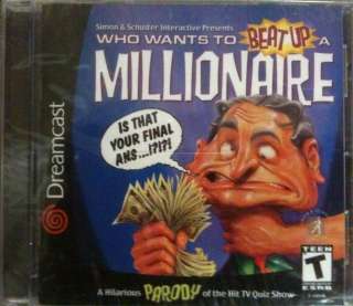 Who Wants to beat up a Millionaire Sega Dreamcast NEW 020626711166 