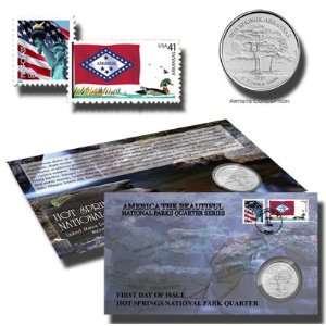   Beautiful Quarter, Hot Springs National Park, Arkansas First Day Cover