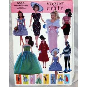  Vintage Vogue Doll Collection 9686 Pattern Toys & Games