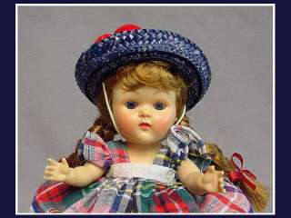 VOGUE Ginny Strung Doll 1952 Auburn Braids DOLL WANDA MINTY  