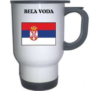  Serbia   BELA VODA White Stainless Steel Mug Everything 