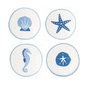 Boxed Mariposa Seaside Canape Plates, Set of 4  Kitchen 