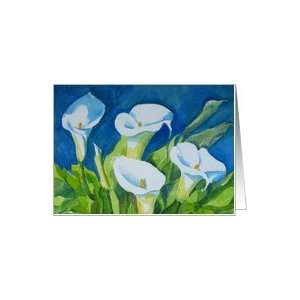  Happy Easter   Calla Lilies card Card Health & Personal 