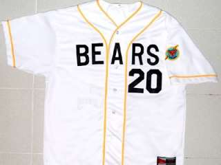 BAD NEWS BEARS #20 MOVIE JERSEY BUTTON DOWN SEWN NEW ANY SIZE  