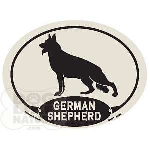 German Shepherd Euro Decal