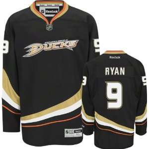 Bobby Ryan Jersey Reebok Black #9 Anaheim Ducks Premier Jersey 