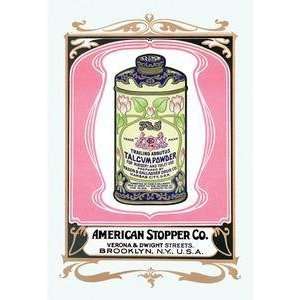  Vintage Art Trailing Arbutus Talcum Powder   07043 9