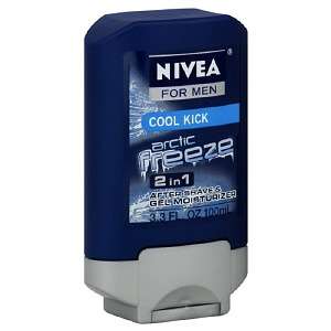 Nivea for Men Artic Freeze 2 in 1 After Shave & Gel Moisturizer, Cool 