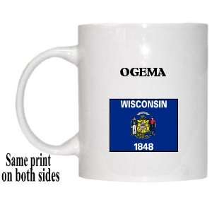  US State Flag   OGEMA, Wisconsin (WI) Mug 