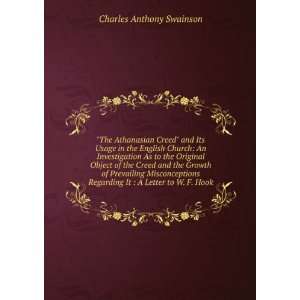   Regarding It  A Letter to W. F. Hook Charles Anthony Swainson Books