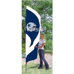  Dallas Cowboys NFL Tall Team Flag W/Pole Sports 